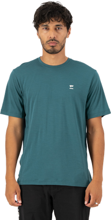 TARN Herren-Merino-Kurzarmshirt / abyss / S