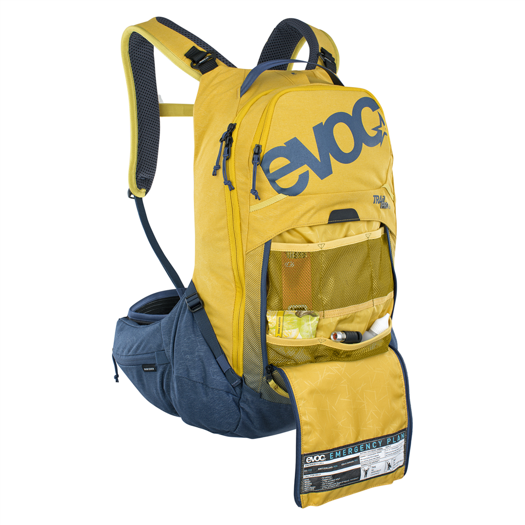 TRAIL PRO 16 Protektorerucksack / curry/denim / S/M