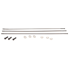 Spoke and Nipple 232mm CX-Ray Straight Pull Qty 3 / black