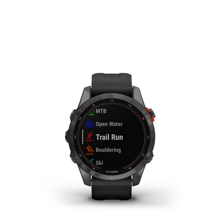 FENIX 7S SOLAR Multisportuhr 42mm / schiefergrau mit schwarzem armband