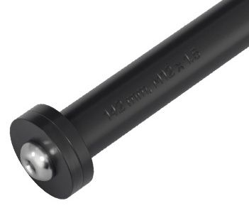 STECKACHSENADAPTER für Gepäckträgermontage / schwarz / M12 x 1.5 169mm