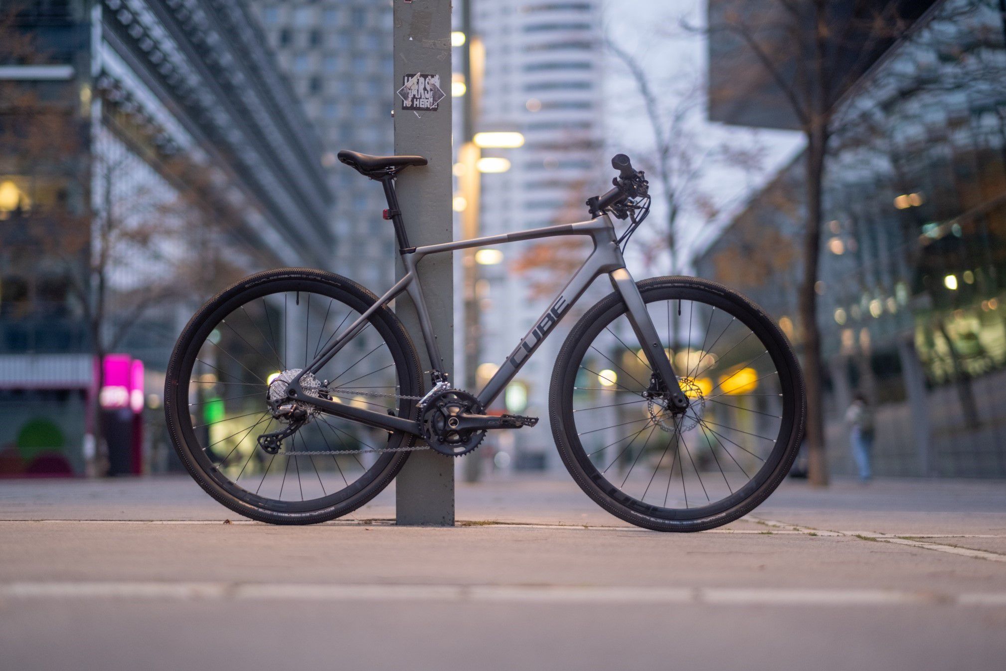 NULANE C:62 SLT 2023 City- und Alltagsvelo / prizmsilver black / 56 CM