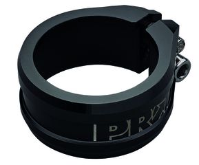 Sattelklemme Alu mit zwei Bolzen / schwarz / 34.9 mm