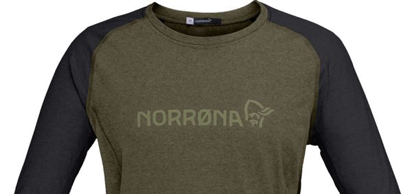 FJØRÅ  EQUALISER Damen-Langarmshirt / olive night / L