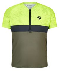 NILIO Kinder-Kurzarmtrikot / poison yellow / 128