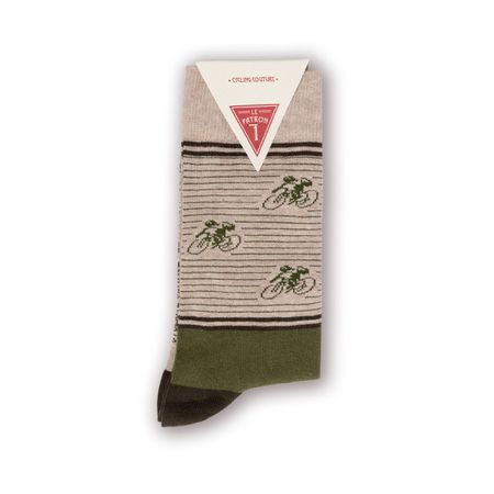 Vintage Cyclist Socks / army green / 39-42