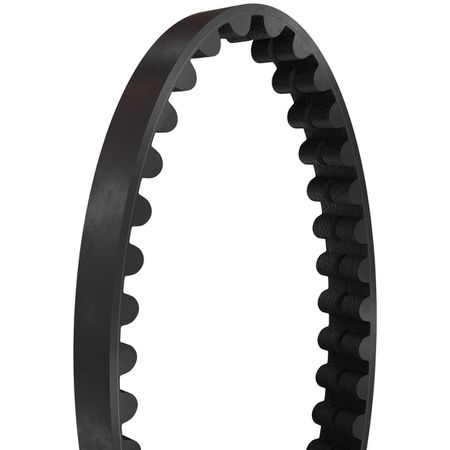 CDN Polymer Centertrack Riemen mit Nut / schwarz / 111 Zähne