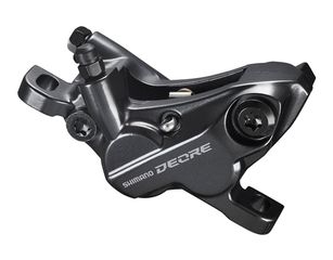 DEORE M6120 Bremssattel 4-Kolben v/h, Belag D03S / schwarz