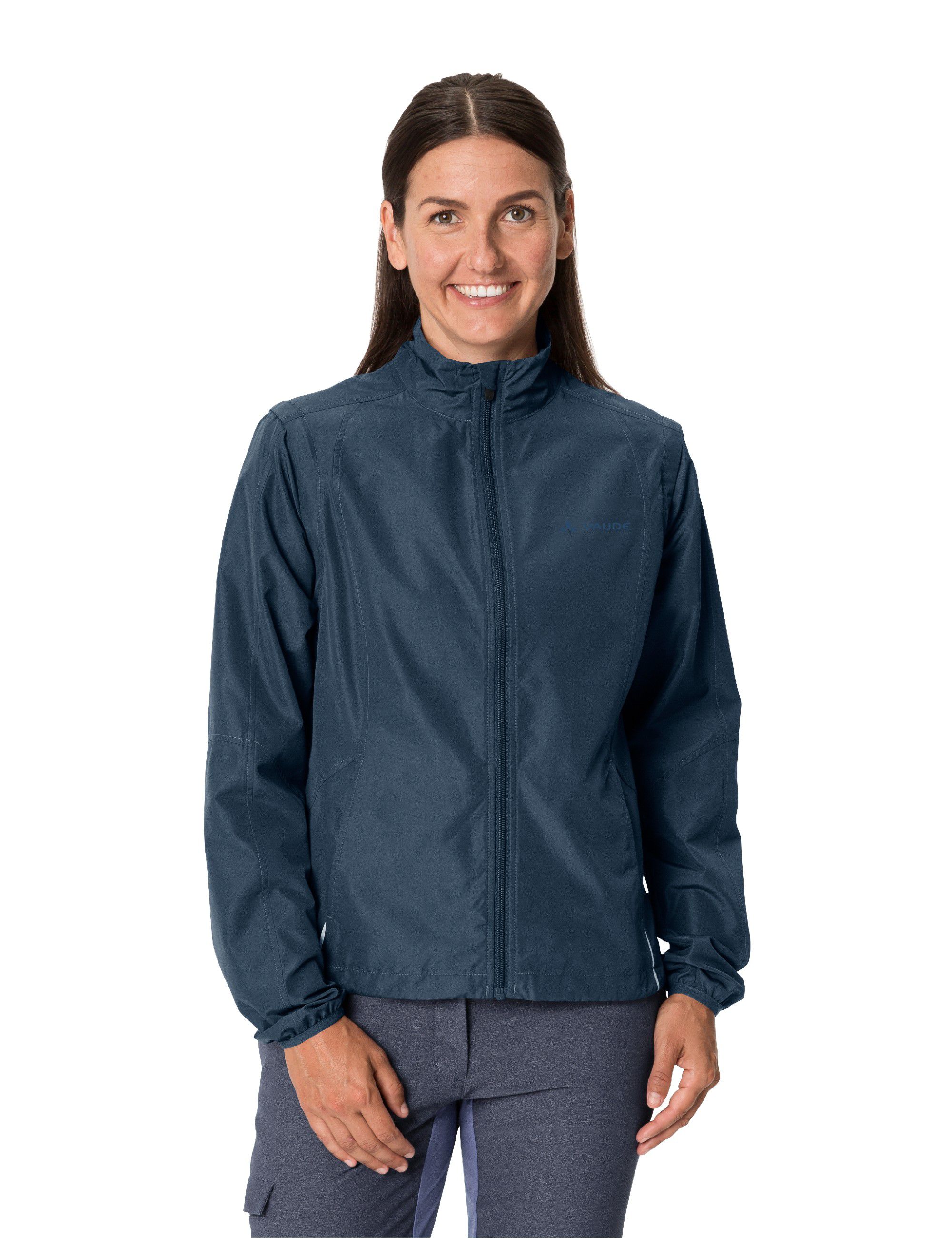 DUNDEE CLASSIC Damen-Zip-off-Windjacke / dark sea / 36