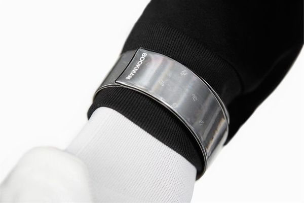 SNAP BAND Reflektorband / black / 39.5cm