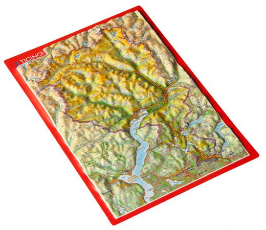 GEORELIEF TESSIN 3D-Postkarte