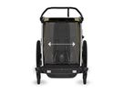 THULE CHARIOT CROSS 2 Gen. 2 Kinderanhänger / alu/faded khaki