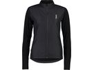REDWOOD WIND Damen-Merino-Langarmtrikot mit Windschutz / black / L