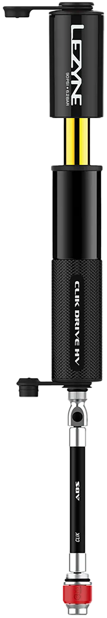 CLIK DRIVE HV, MTB-/Gravel-Pumpe für Clik Valve /schwarz / Länge 162mm