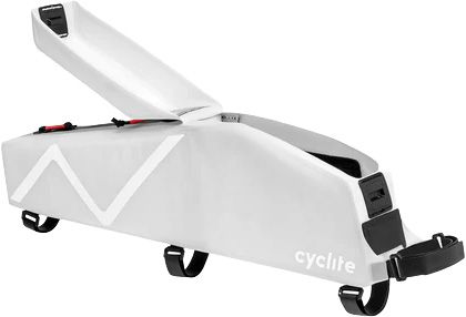 TOP TUBE BAG LARGE 02 Oberrohrtasche / light grey / 2.2l