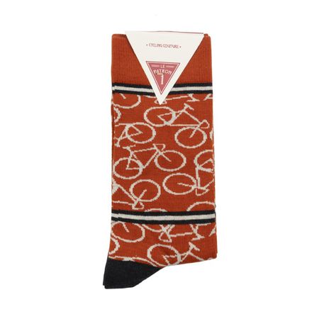 Bicycle Socks 2024 / burned orange / 43-46