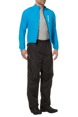 FLUID FULL-ZIP II Unisex-Regenhose / schwarz / 3XL