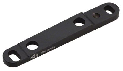 DISC-ADAPTER Road Flatmount vorne, 160mm / schwarz