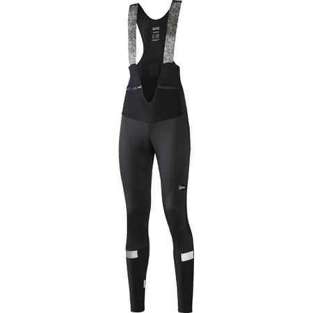 ABILITY GTI Damen-Softshell-Trägerhose mit Polster / black / 36