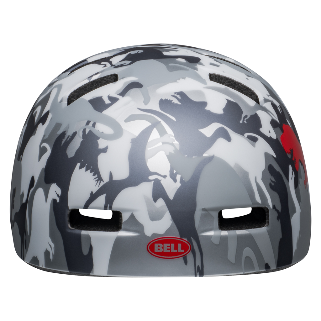 Lil Ripper Helmet / matte gray/silver camosaurus / XS