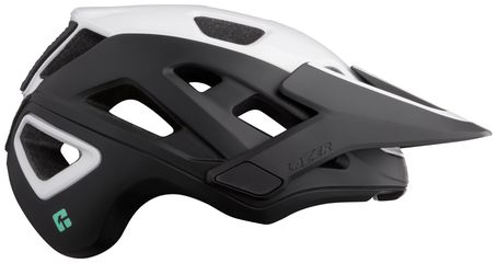 LAZER Unisex MTB Jackal KinetiCore Helm / matte white black / L
