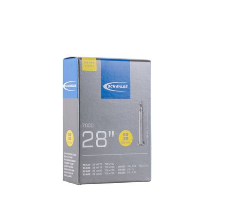 SCHWALBE EXTRALIGHT Schlauch / 28", SV20T, 60mm, 18/25-622/630