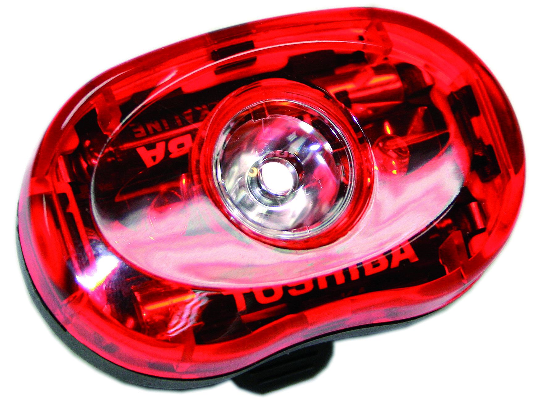 Rücklicht RL318R LED inkl. Batterien und Halter / schwarz