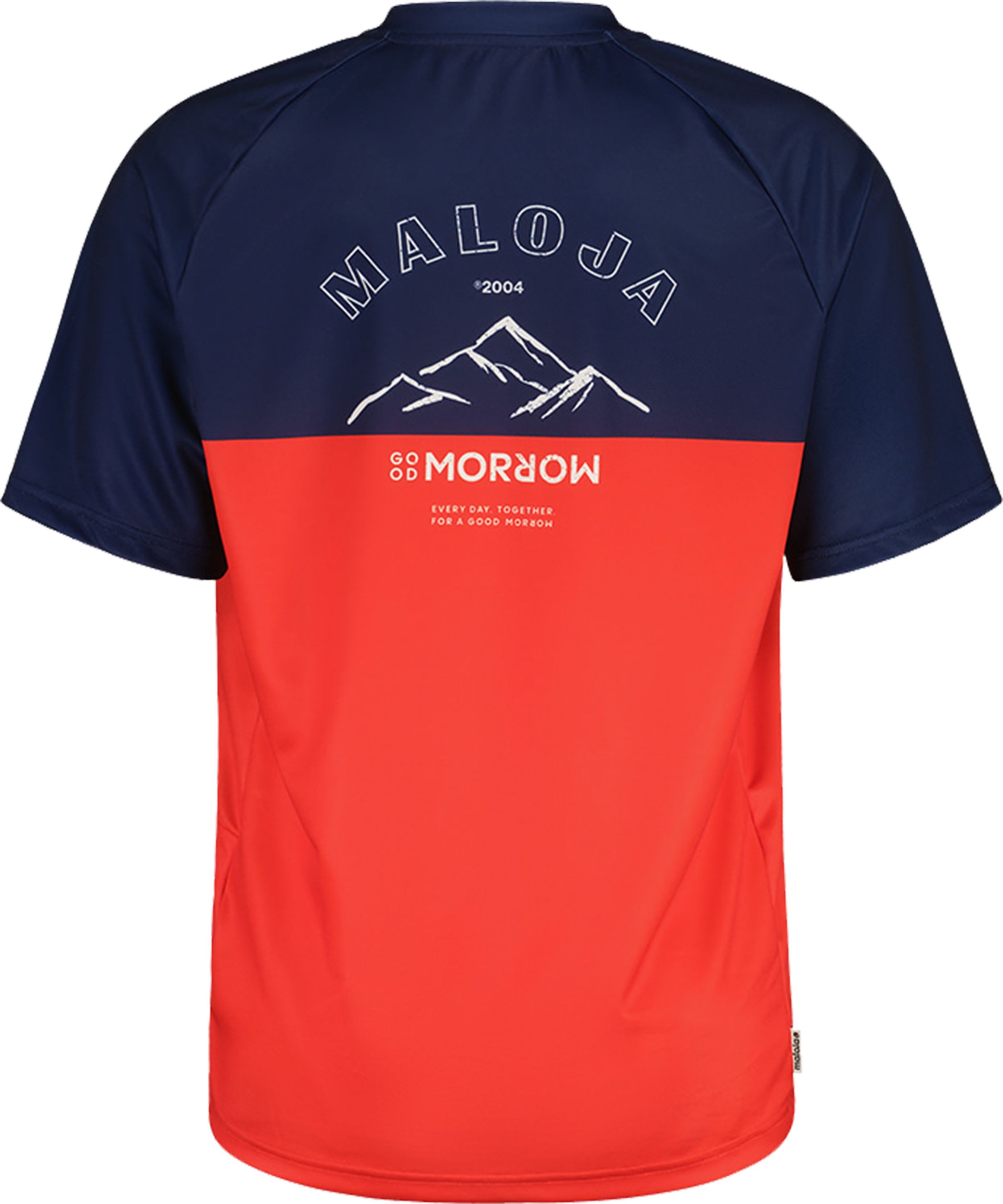 BARETTIM Herren-Kurzarmtrikot / fire red multi / S