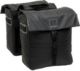 LEEDS DOUBLE Hinterradtasche / black