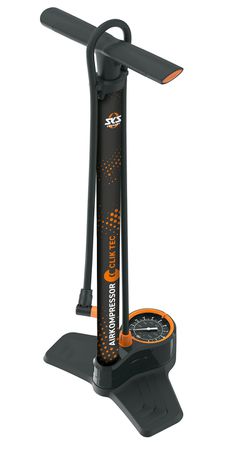 Standpumpe Aircompressor Clic Tec 10.0 / schwarz-orange