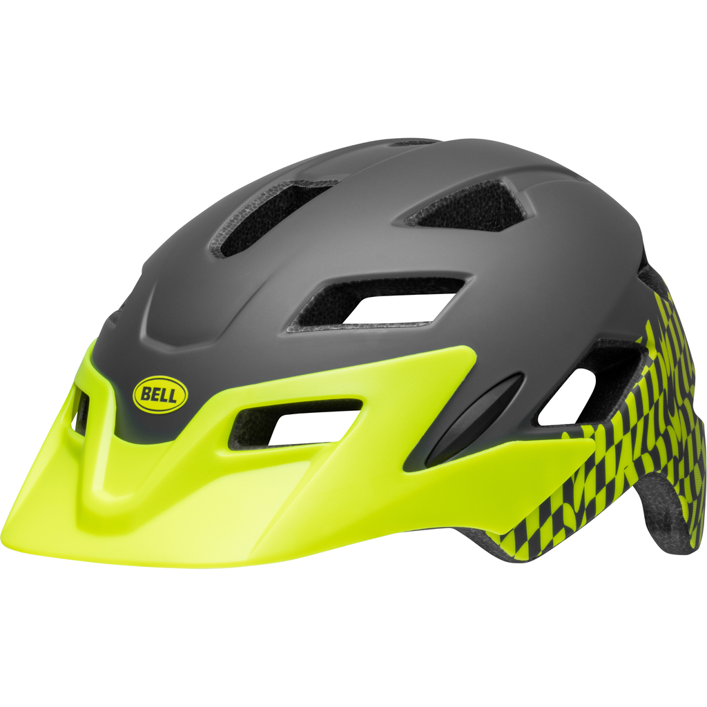 Sidetrack Child Helmet / matte retina sear wavy checks