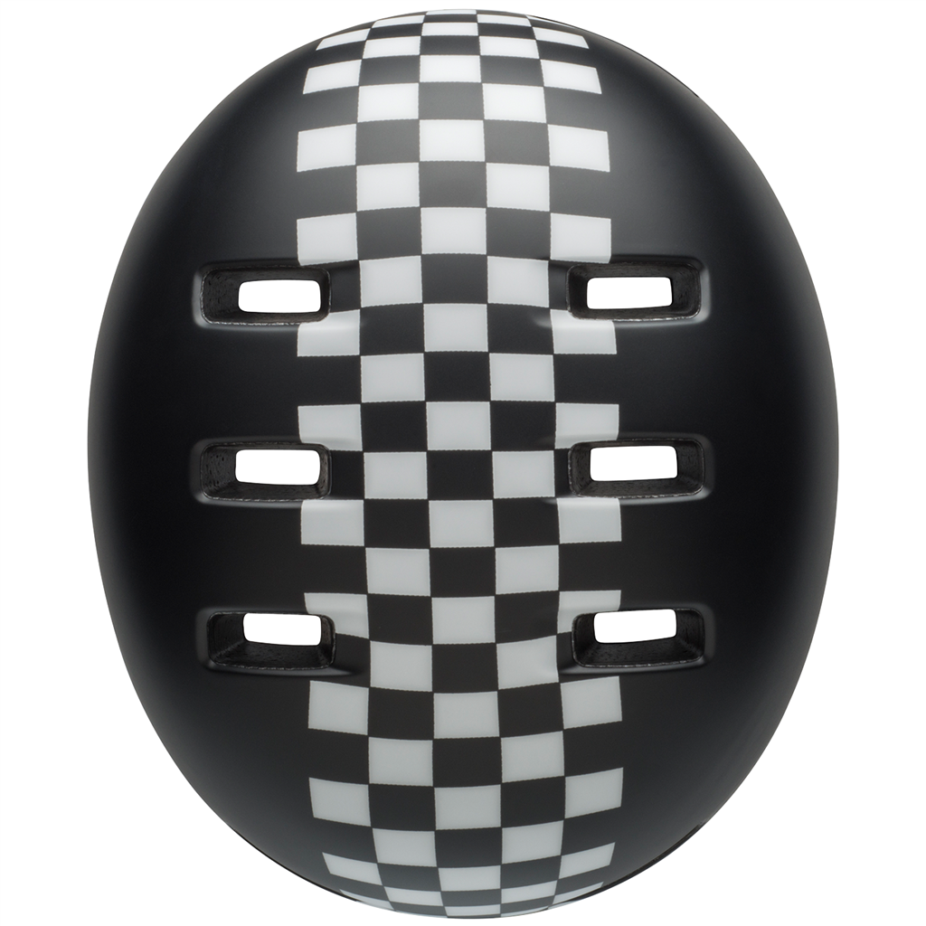 Lil Ripper Helmet / matte black/white checkers / XS