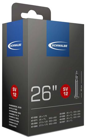 SCHWALBE STANDARD Schlauch / 26", SV13, 40mm, 40/62-559