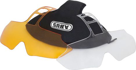 IN-VIZZ ASCENT Visier grau (Standard) / transparent gelb