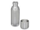 TKPro Thermosflasche 750ml mit Deckel / brushed stainless / 7.5DL