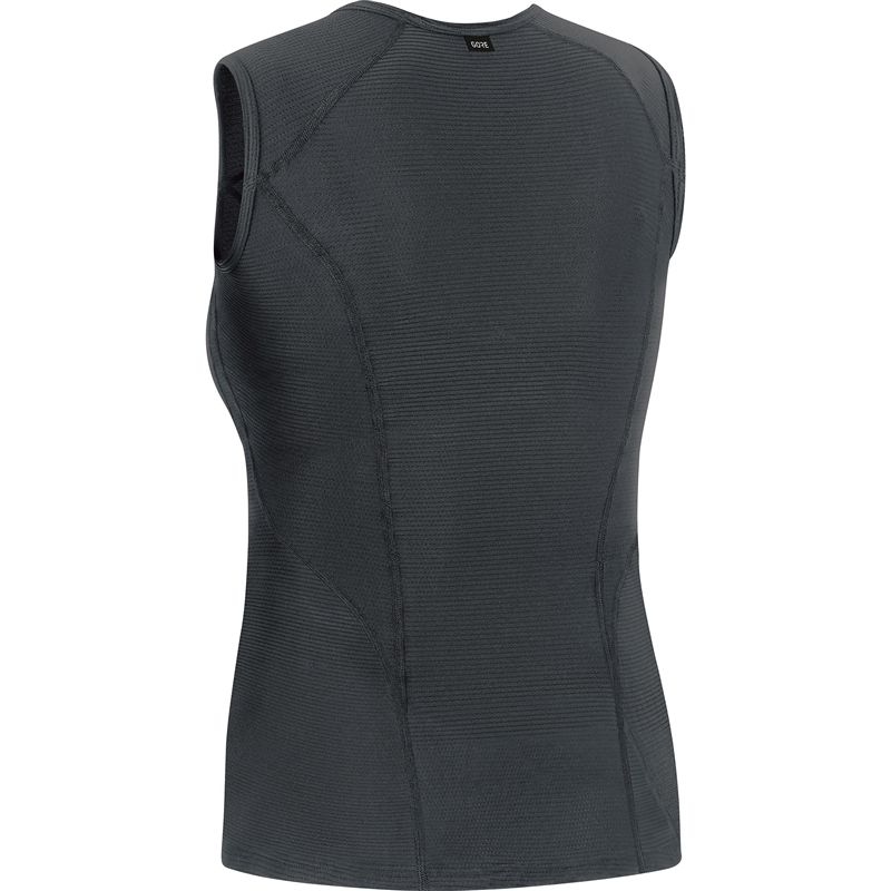 M BASE LAYER Damen-Funktionssinglet / schwarz / 34