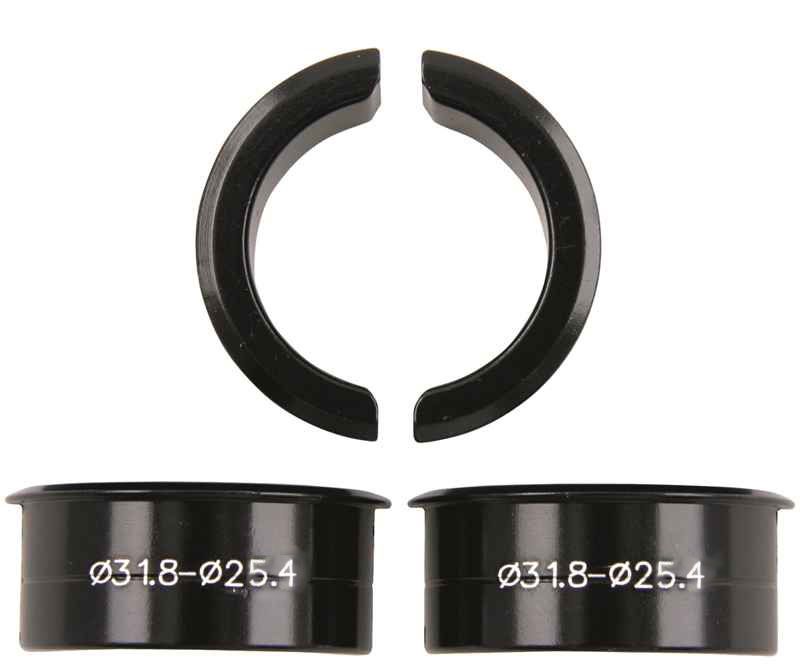 BAR SHIM 31.8mm => 25.4mm / schwarz / 25.4mm