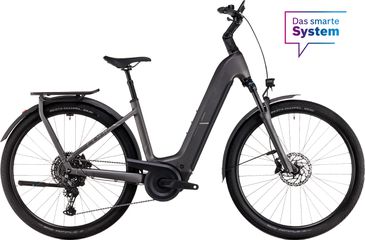 KATHMANDU HYBRID PRO 800 Tiefeinsteiger E-City und Alltagsvelo / slabgrey'n'chrome / 50 CM