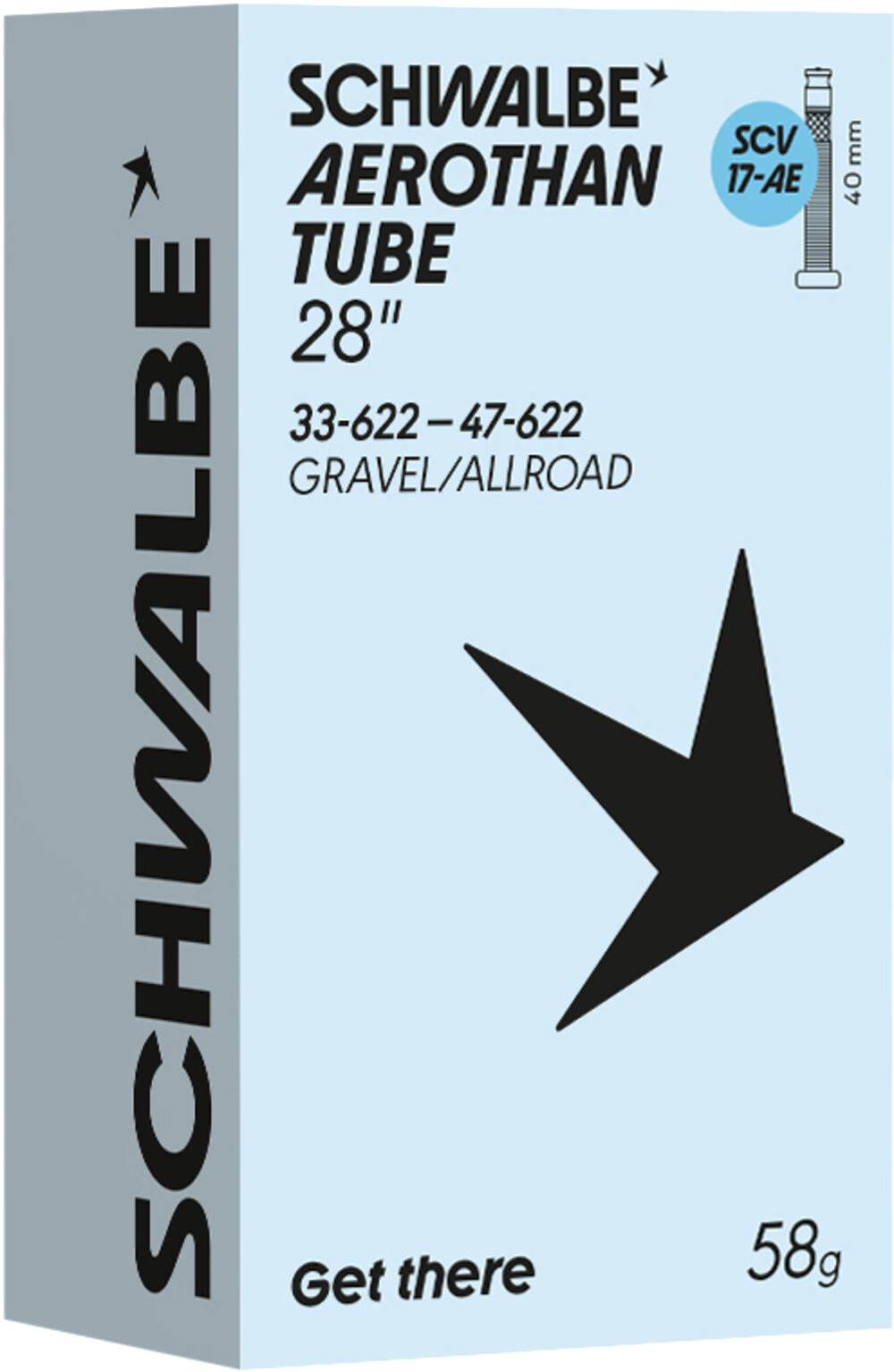 AEROTHAN Schlauch Clik-Ventil / 28", SCV17-AE, 40mm, 33/47-622