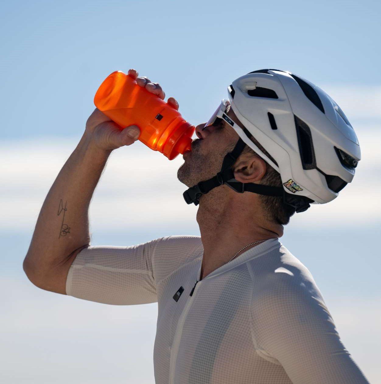 Bidon Fly Tex / clear orange / 550 ml, 51 g, Durchmesser 74 mm