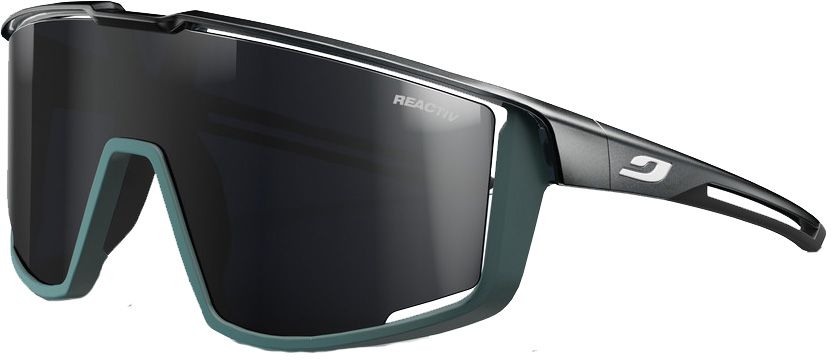 FURY Sportbrille / schwarz/grün matt