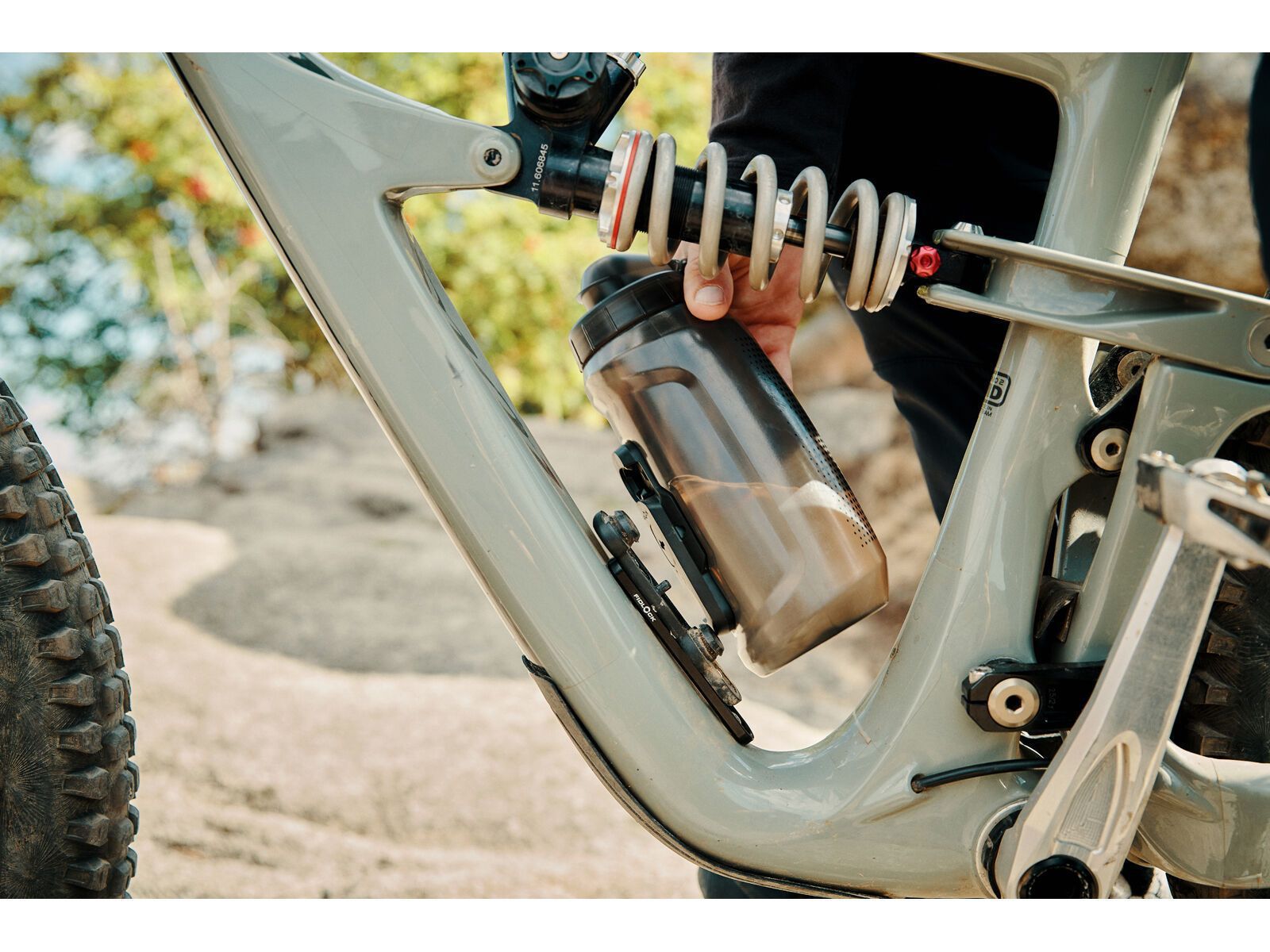 TWIST LOCK Bidon kompakt+Connector / transparent / 7.5DL