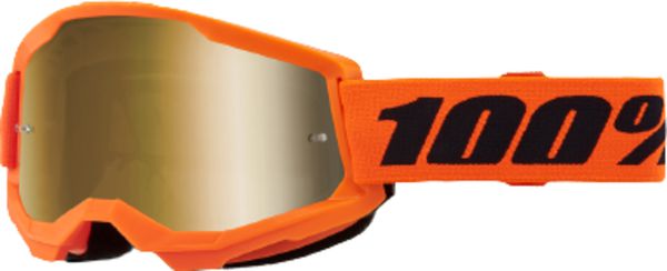 Goggle Strata 2 / Neon Orange - Mirror Gold Lens / orange