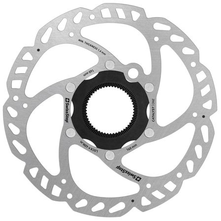 CATALYST ONE DISC Centerlock / silber_schwarz / 180mm