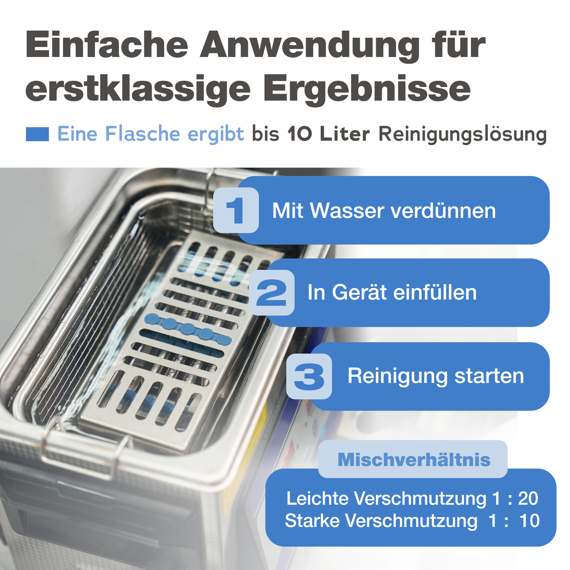 Bio-Chem Ultraschallreiniger Werkstatt / Flasche, 1000 ml