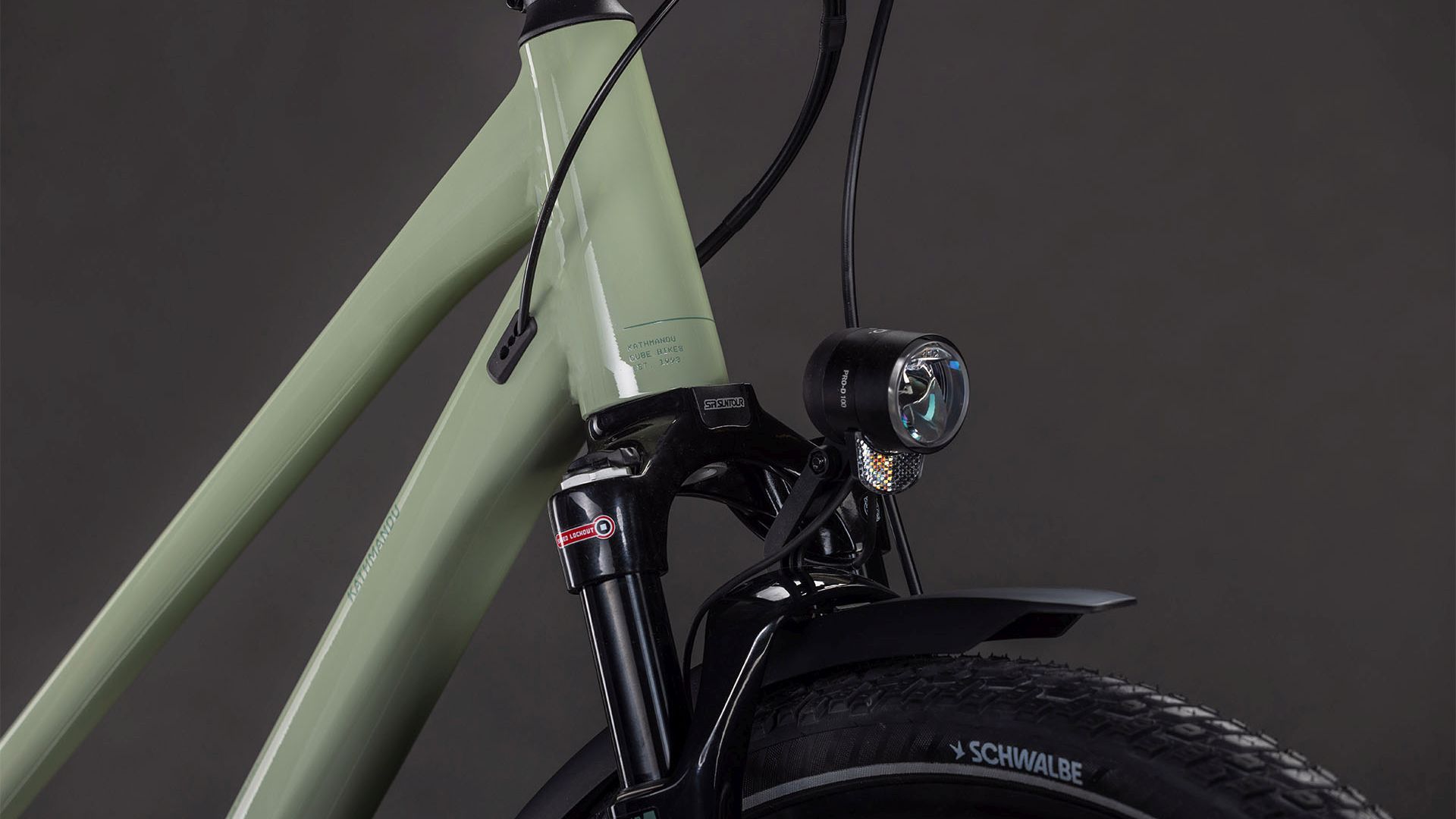 KATHMANDU EXC Trapez City- und Alltagsvelo / pea-grey / 46 CM