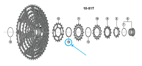 Zahnkranz CS-M9200 / 1.95 mm