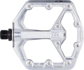 Pedal Stamp 7 small polish silver / silber / Plattformpedal, 100