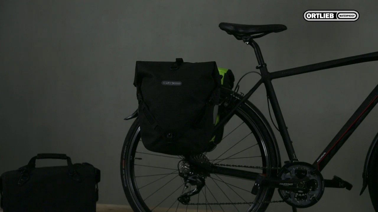 BACK-ROLLER HIGH VISIBILITY Hinterradtasche (Single) / black reflective / 20 L
