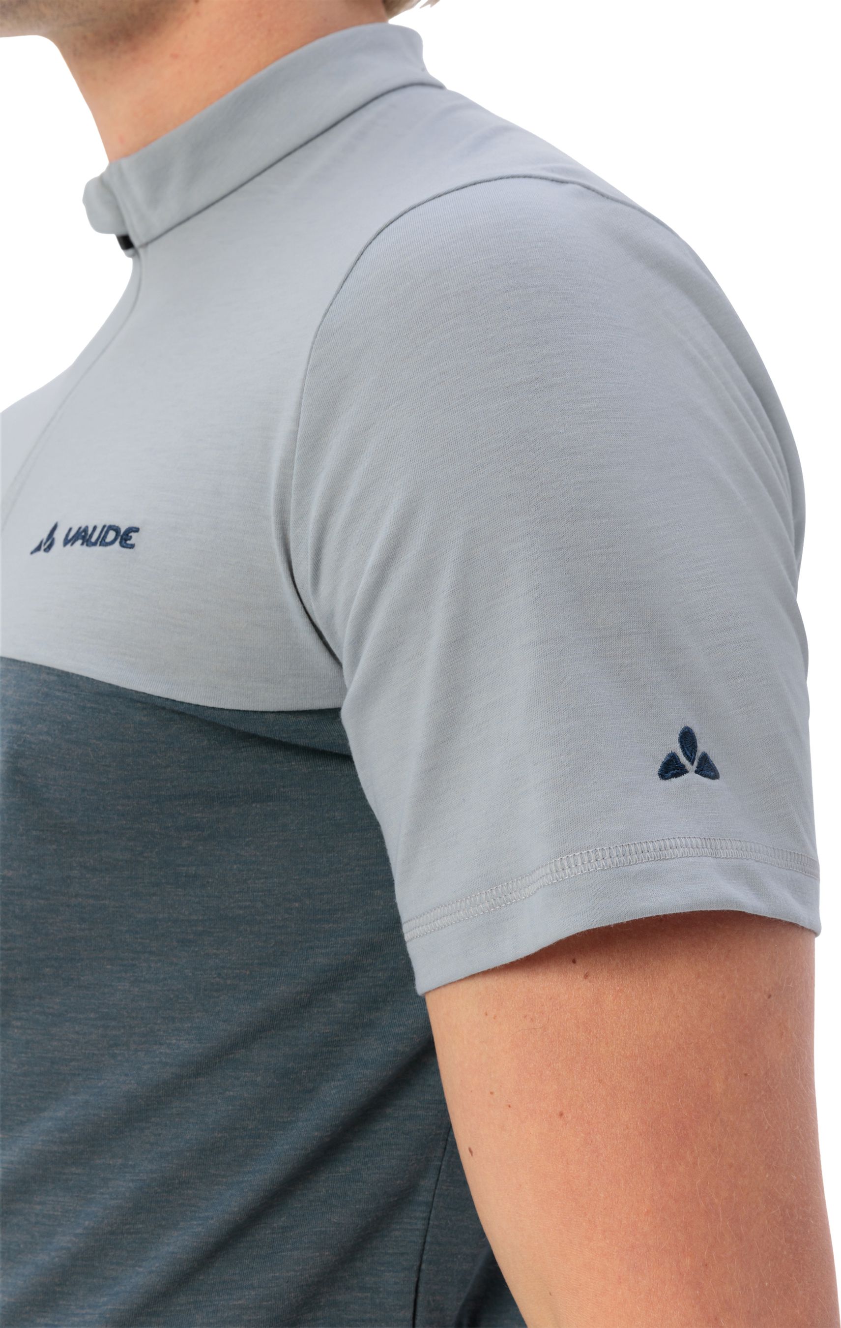QIMSA Herren-Kurzarmtrikot / pigeon grey / XXL